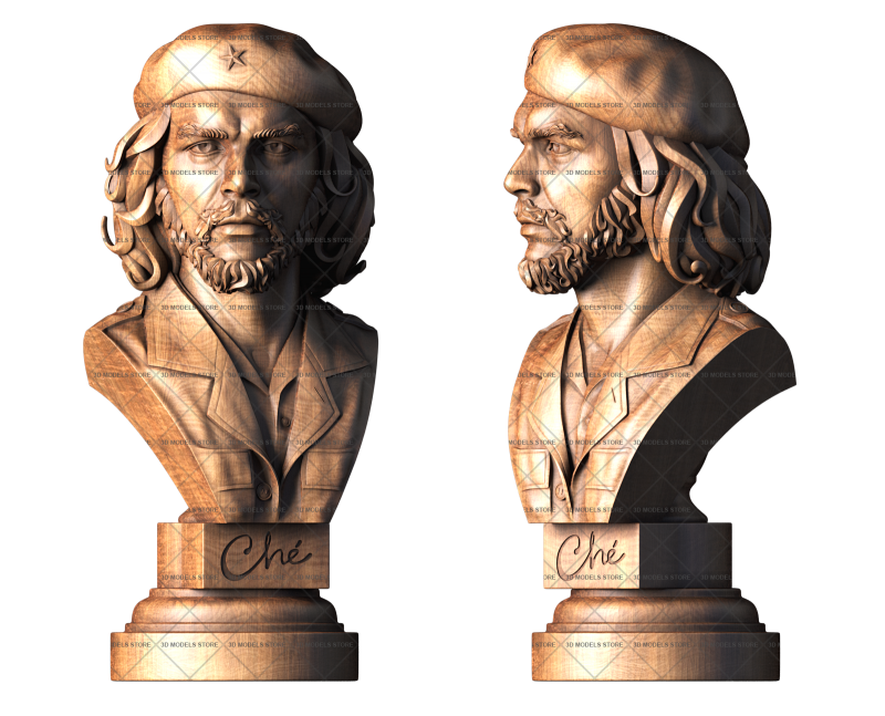 Che Guevara, 3d models (stl)