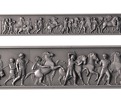 Triumphal Entry of Alexander the Great into Babylon (part 3/10), 3d models (stl)