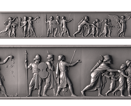 Triumphal Entry of Alexander the Great into Babylon (part 4/10), 3d models (stl)