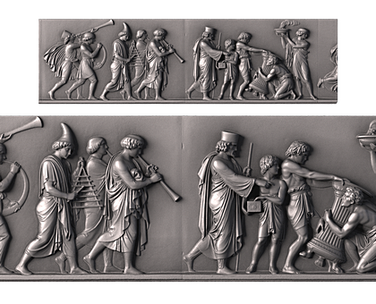 Triumphal Entry of Alexander the Great into Babylon (part 5/10), 3d models (stl)