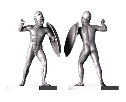 Aphia — Standing Warrior, 3d models (stl)