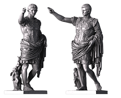 Augustus in Prima Porta Pose, 3d models (stl)