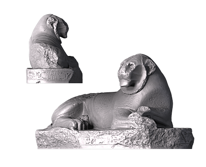 Lion in Sitting Pose, 3d models (stl)