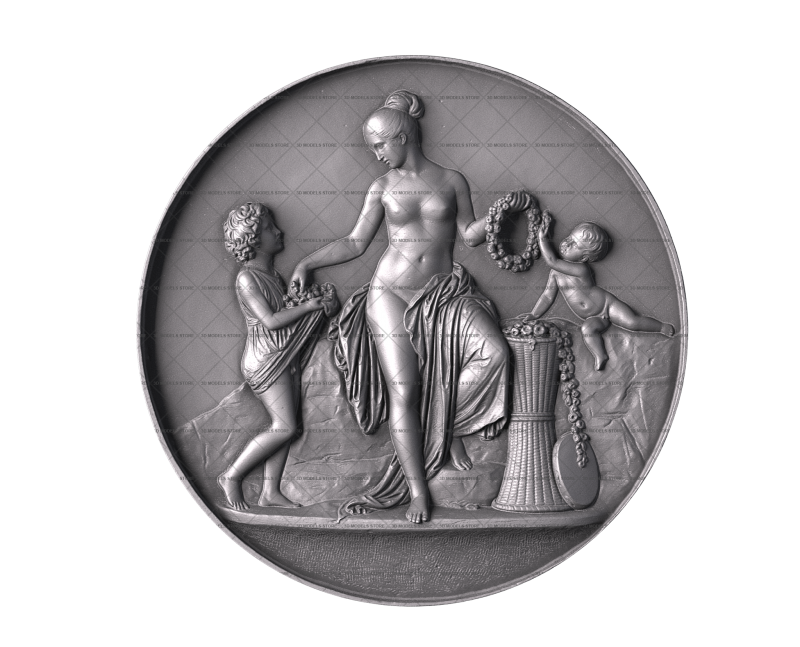 Image of Childhood or Spring, 3d models (stl)