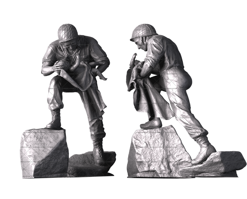 Sources of Freedom, 3d models (stl)