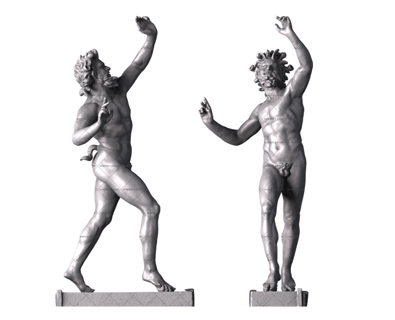 Dancing Faun, 3d models (stl)