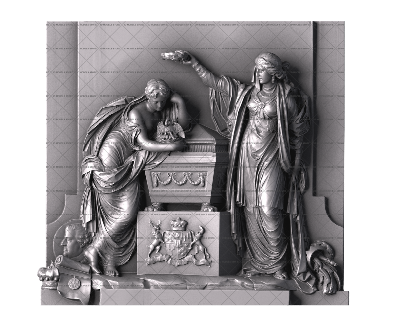 Memorial to John Henniker, 3d models (stl)