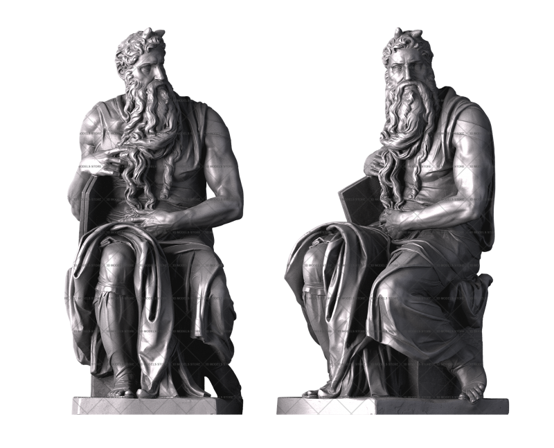 Moses, 3d models (stl)