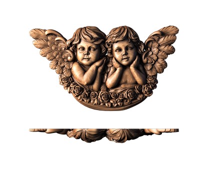 Two angels, 3d models (stl)