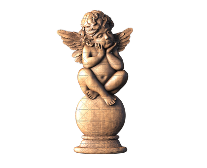 Angel, 3d models (stl)