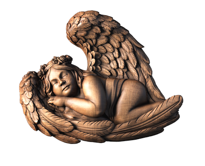 Angel, 3d models (stl)