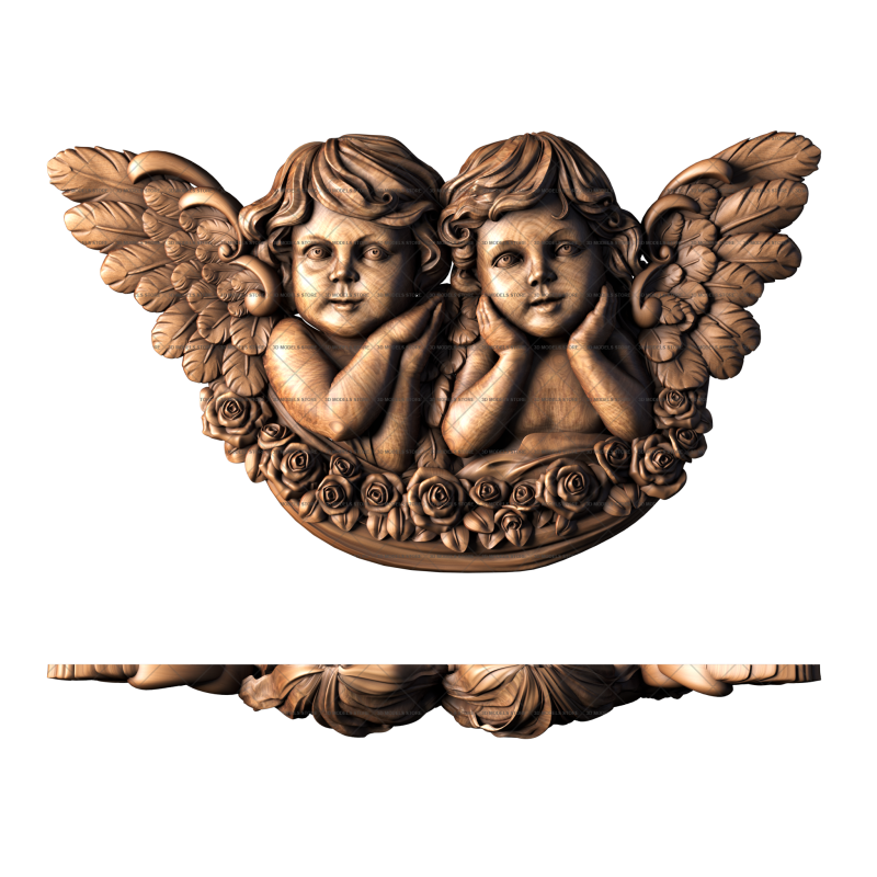 Two angels, 3d models (stl)