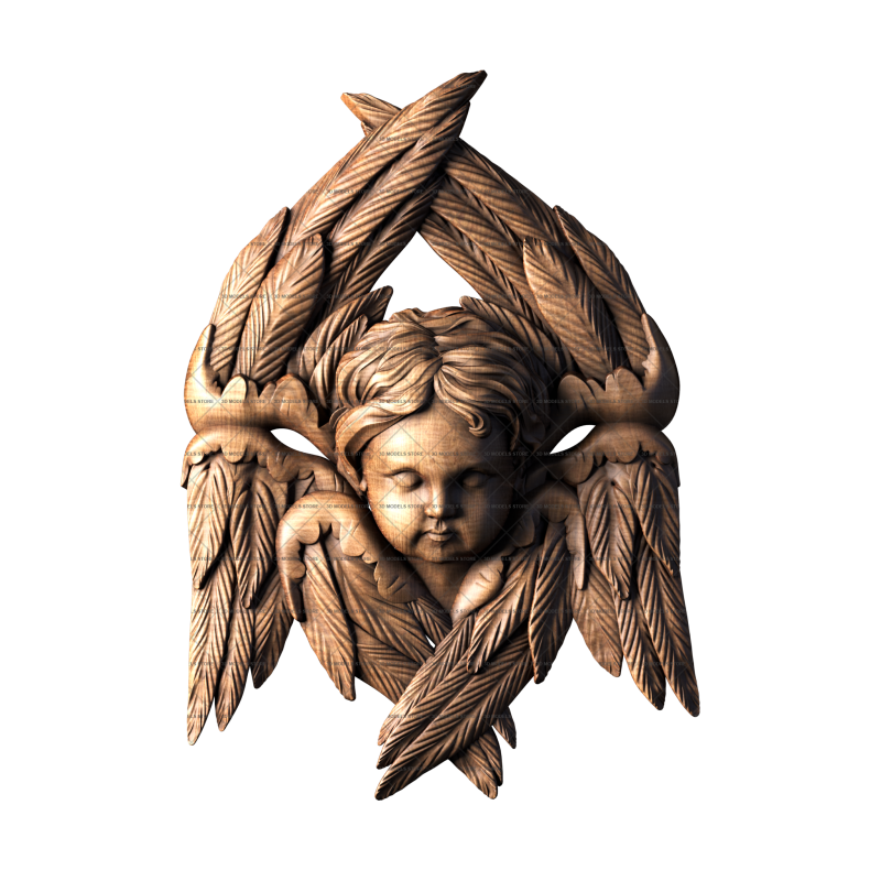 Angel, 3d models (stl)