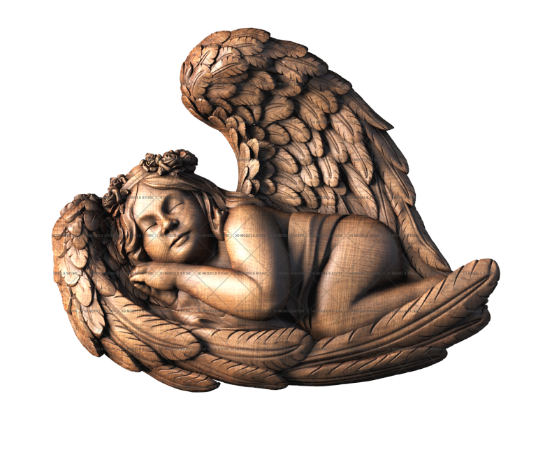 Angel, 3d models (stl)