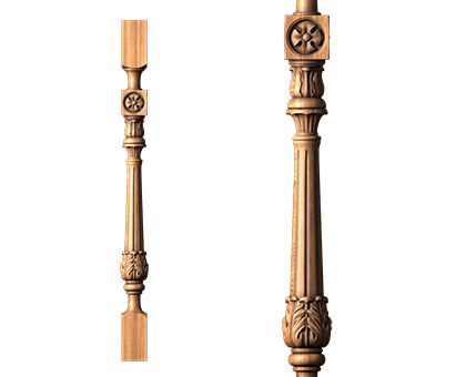 Baluster, 3d models (stl)