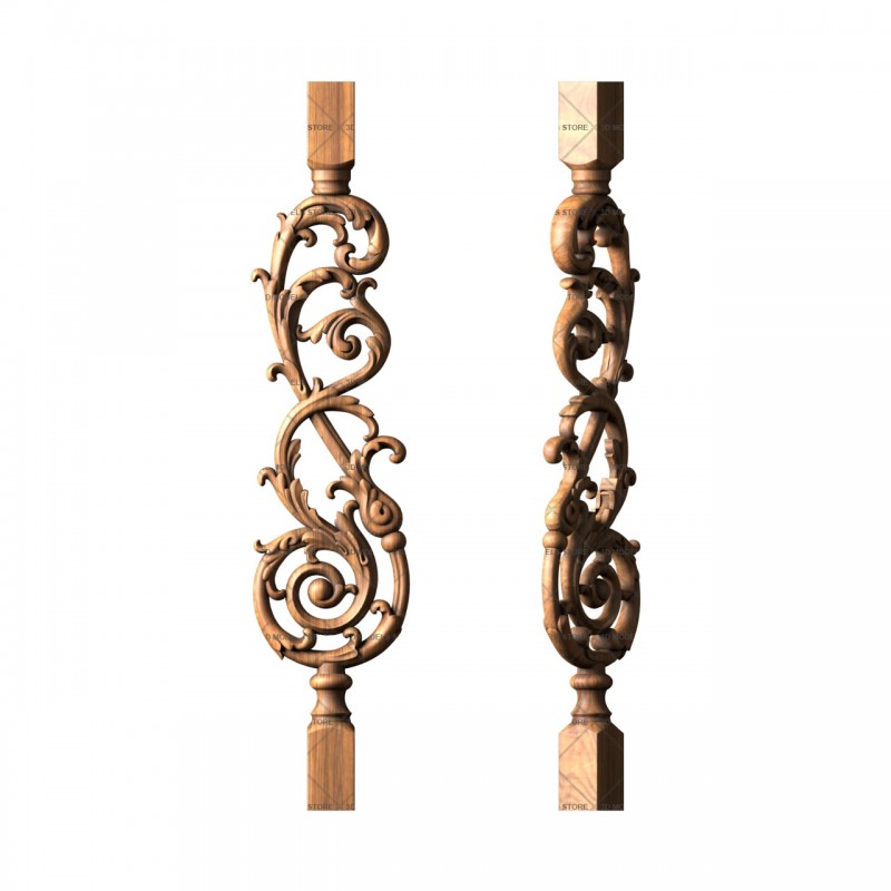 Baluster, 3d models (stl)