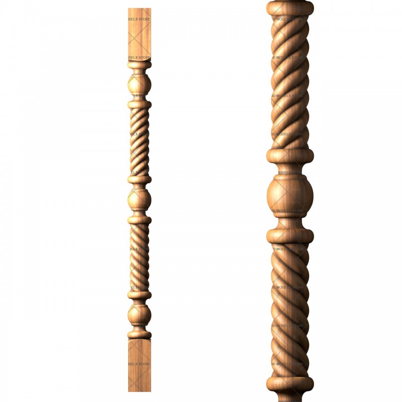 Baluster, 3d models (stl)