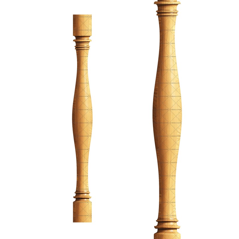 Baluster, 3d models (stl)