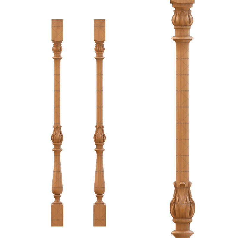 Baluster, 3d models (stl)