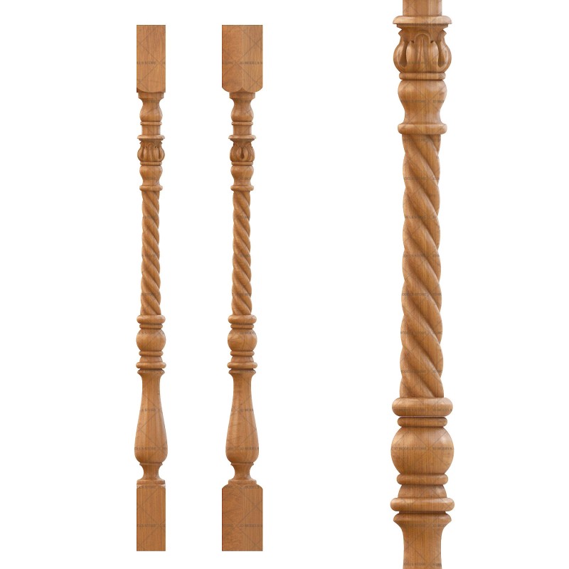 Baluster, 3d models (stl)