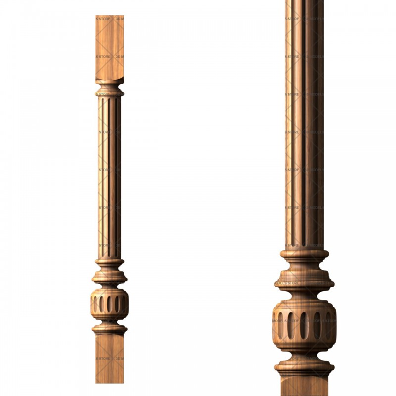 Baluster, 3d models (stl)