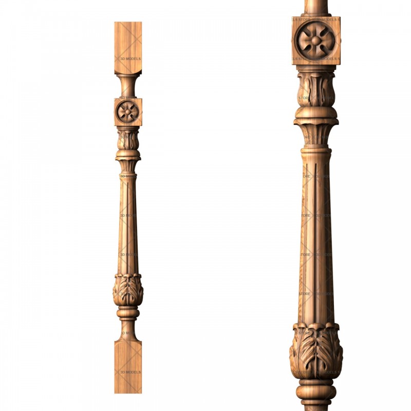 Baluster, 3d models (stl)