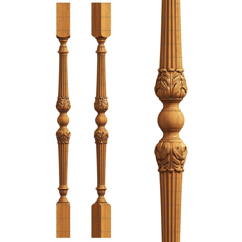 Baluster, 3d models (stl)