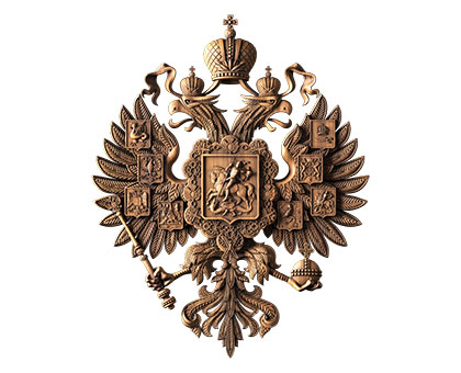 Coat of arms of the Russian Empire, 3d models (stl)