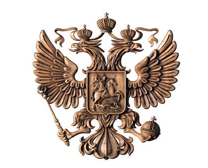 Coat of arms of Russia, 3d models (stl)