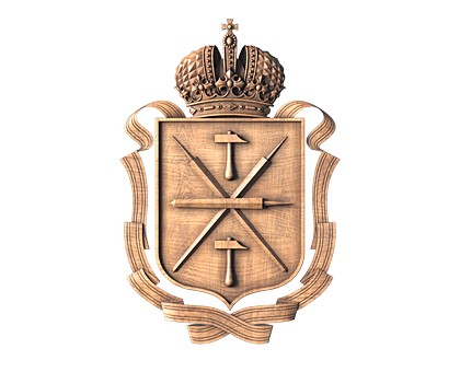 Coat of arms of the Tula region, 3d models (stl)