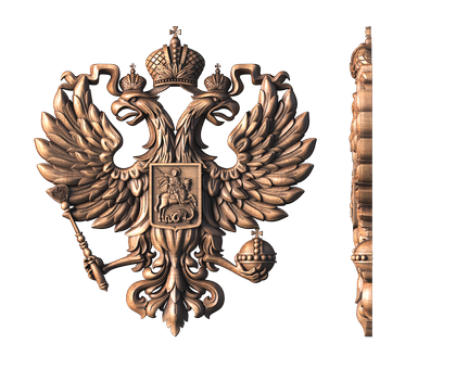 Coat of arms of the Russian Federation, 3d models (stl)