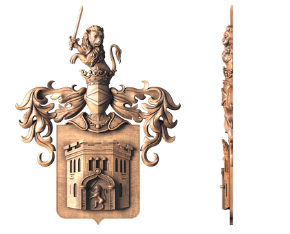 Coats of arms, 3d models (stl)