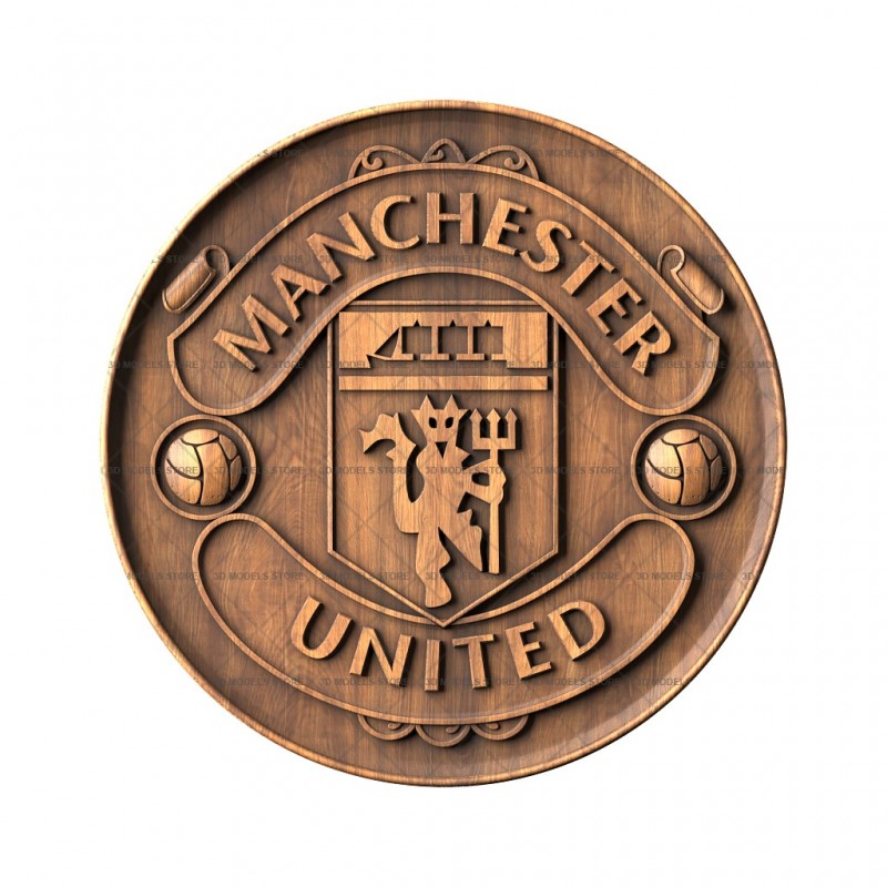 Symbol of Manchester United -3d (stl) model, 3d models (stl)