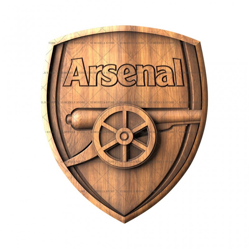 Symbol of Arsenal -3d (stl) model, 3d models (stl)