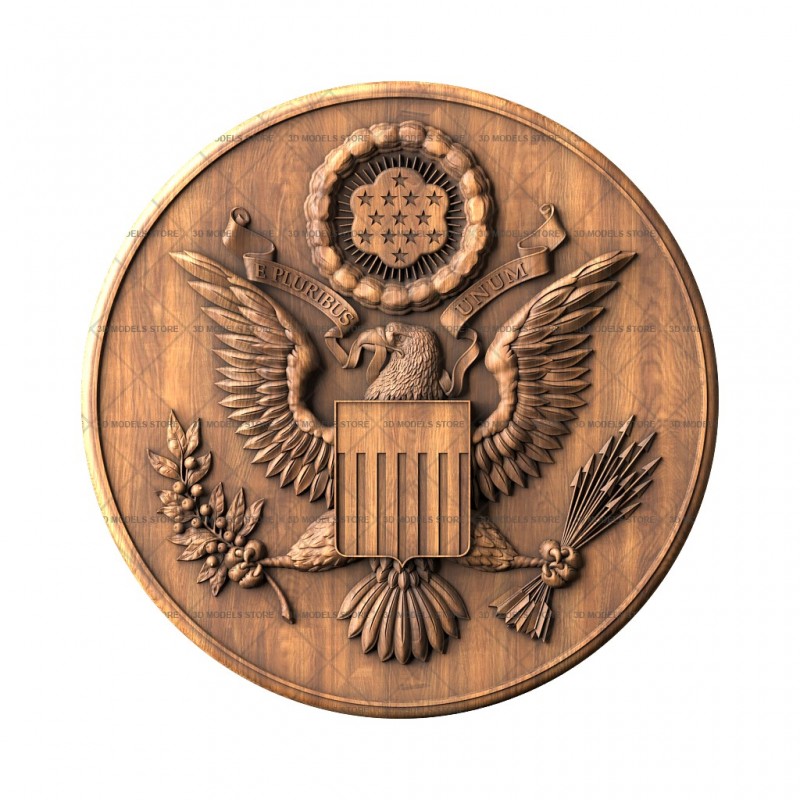 Coat of Arms USA, 3d models (stl)