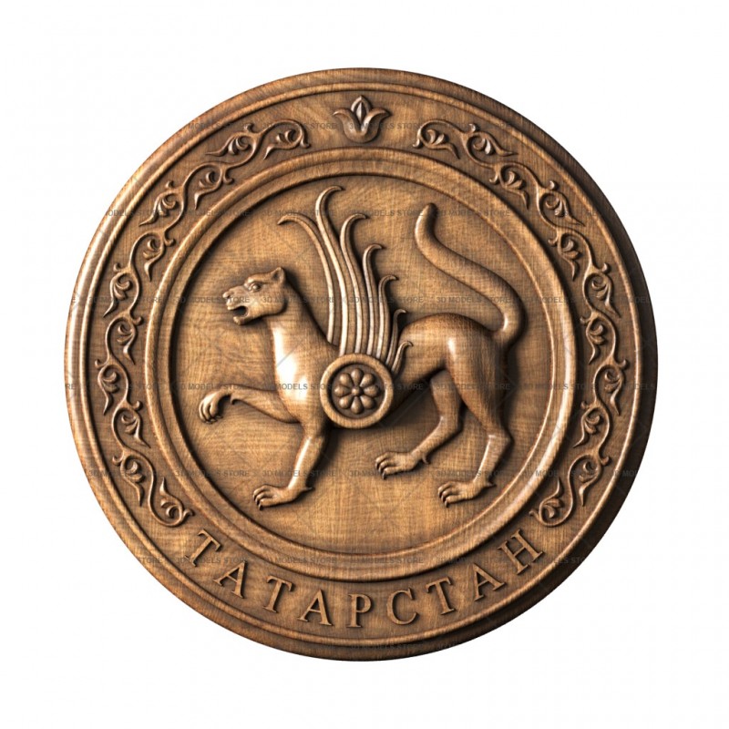 Emblem of Tatarstan, 3d models (stl)