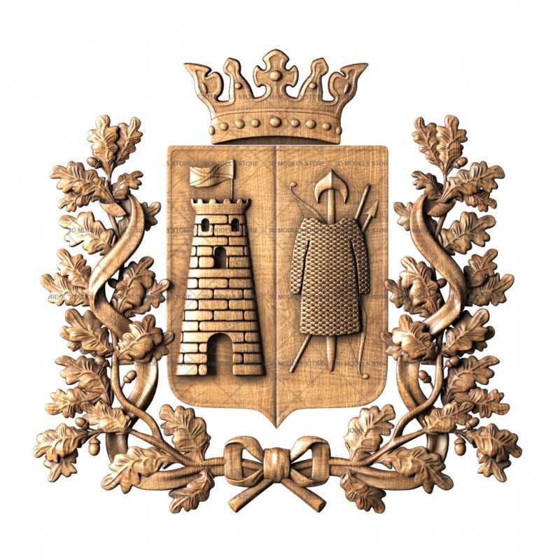 Coat of arms of Rostov-on-Don, 3d models (stl)