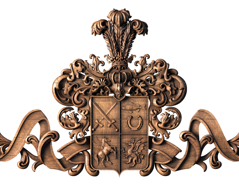 Coats of arms, 3d models (stl)