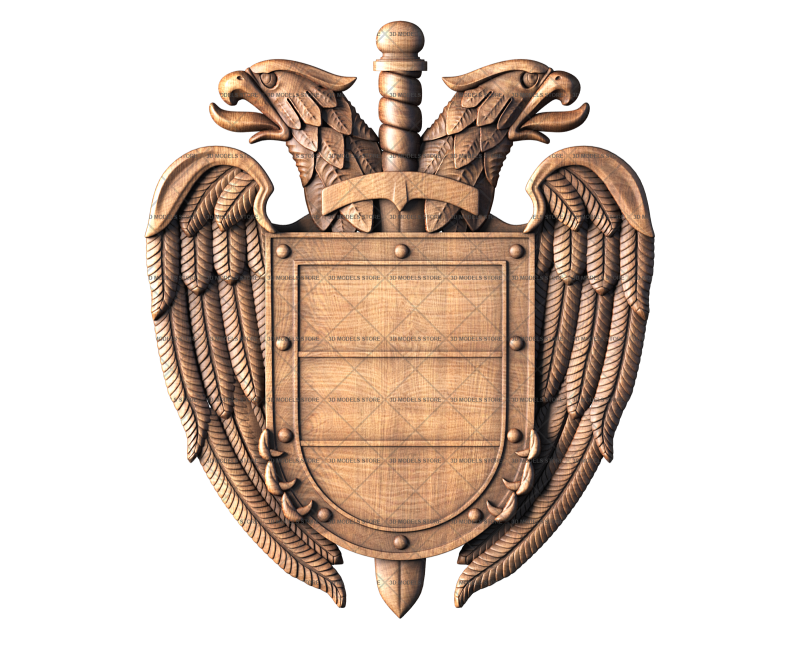 Great emblem of the Federal Guard Service, 3d models (stl)