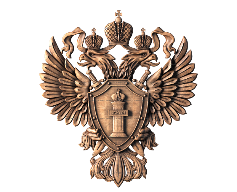 Emblem of the Office of the Prosecutor General of Russia, 3d models (stl)