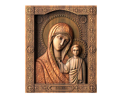 Our Lady of Kazan, 3d models (stl)