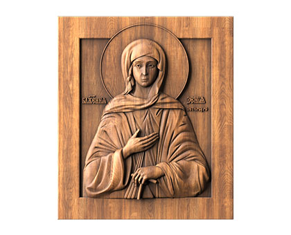 Icon Blessed Xenia of Petersburg, 3d models (stl)