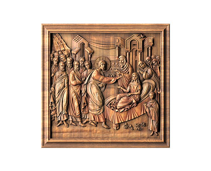 Icon of the Resurrection of Jairus Daughter, 3d models (stl)