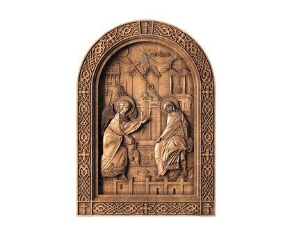 Icon The Annunciation, 3d models (stl)