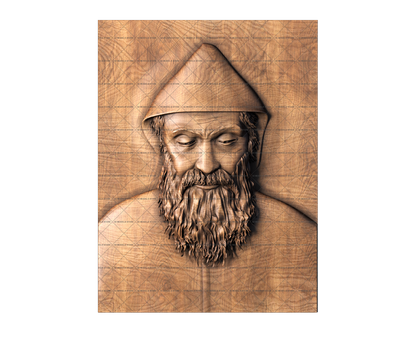 Icon of Saint Charbel, 3d models (stl)