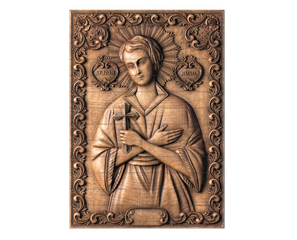 Icon of St. John the Russian, 3d models (stl)