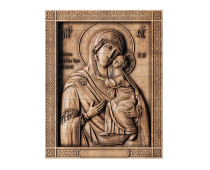 Tolga Icon of the Mother of God, 3d models (stl)