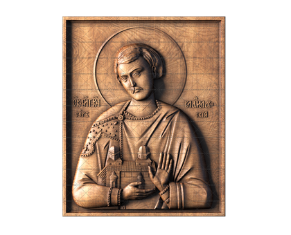 Icon of Vladislav Serbian, 3d models (stl)