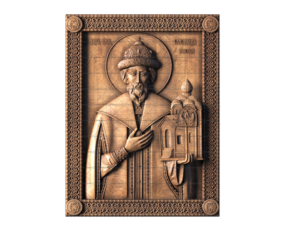 Icon of Vsevolod of Pskov, 3d models (stl)