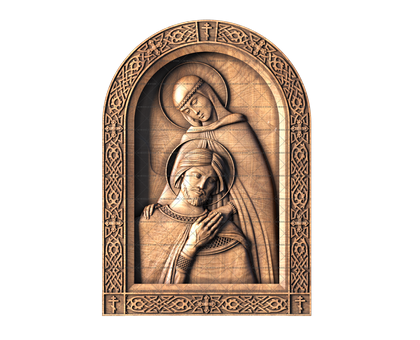 Icon of Peter and Fevronia, 3d models (stl)